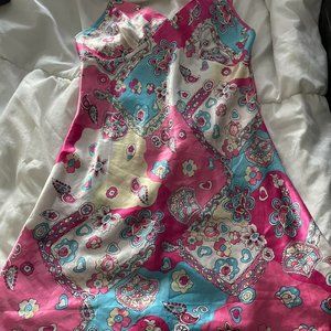 Womens Pink and Blue Nightwear